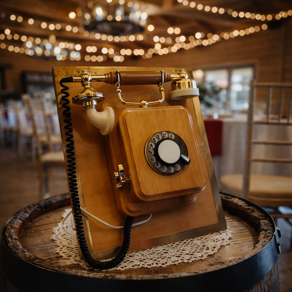 Drevený telefón II