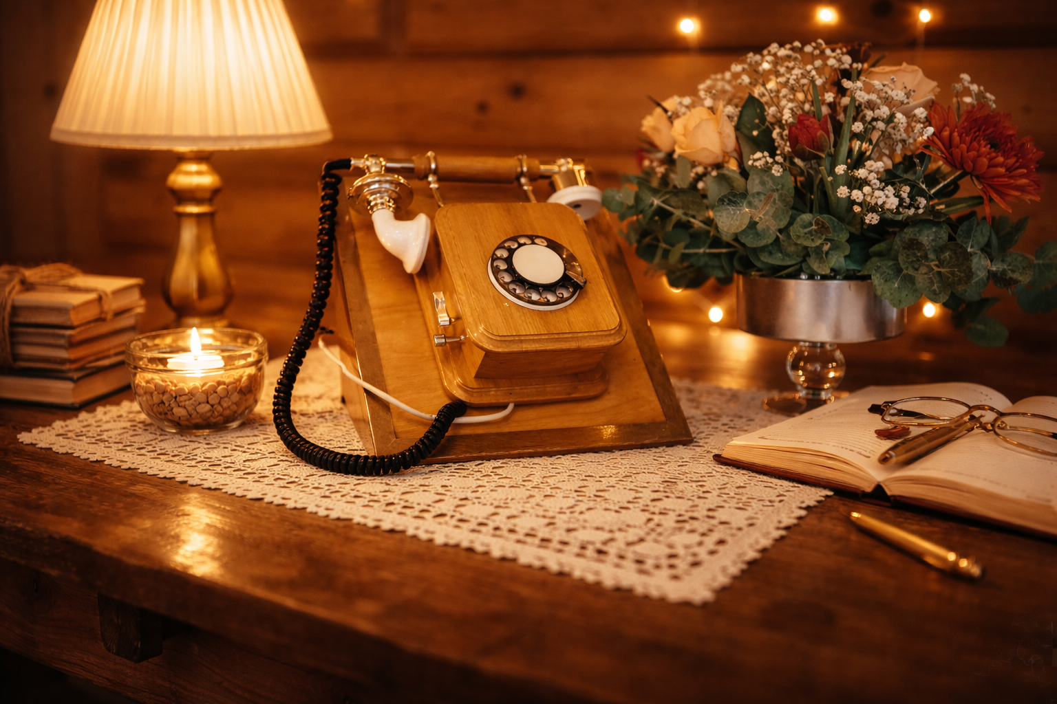 Drevený telefón II