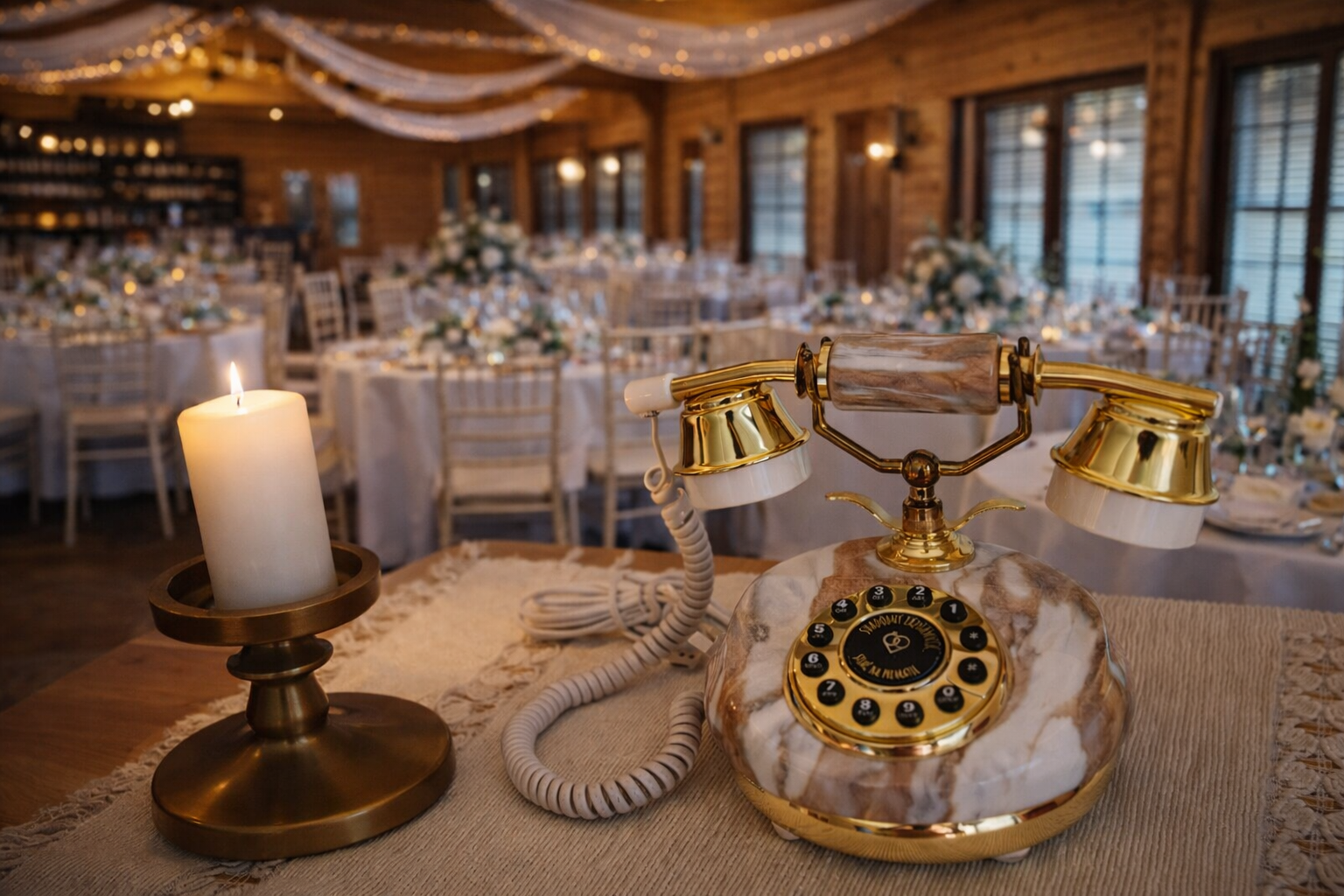 Porcelánový telefón