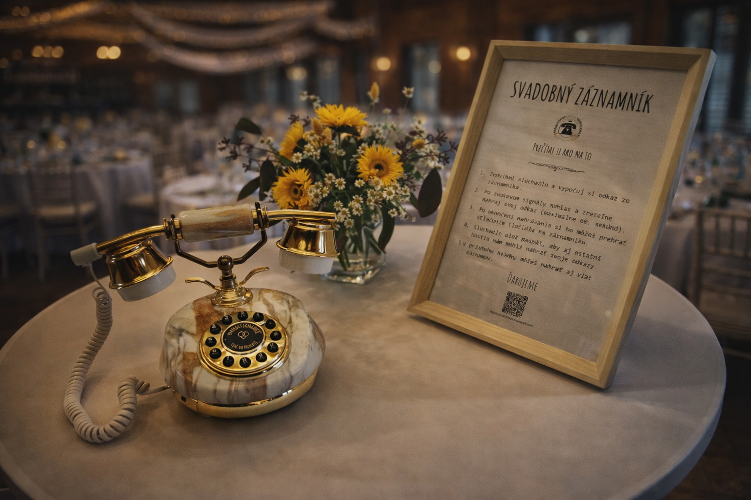 Porcelánový telefón